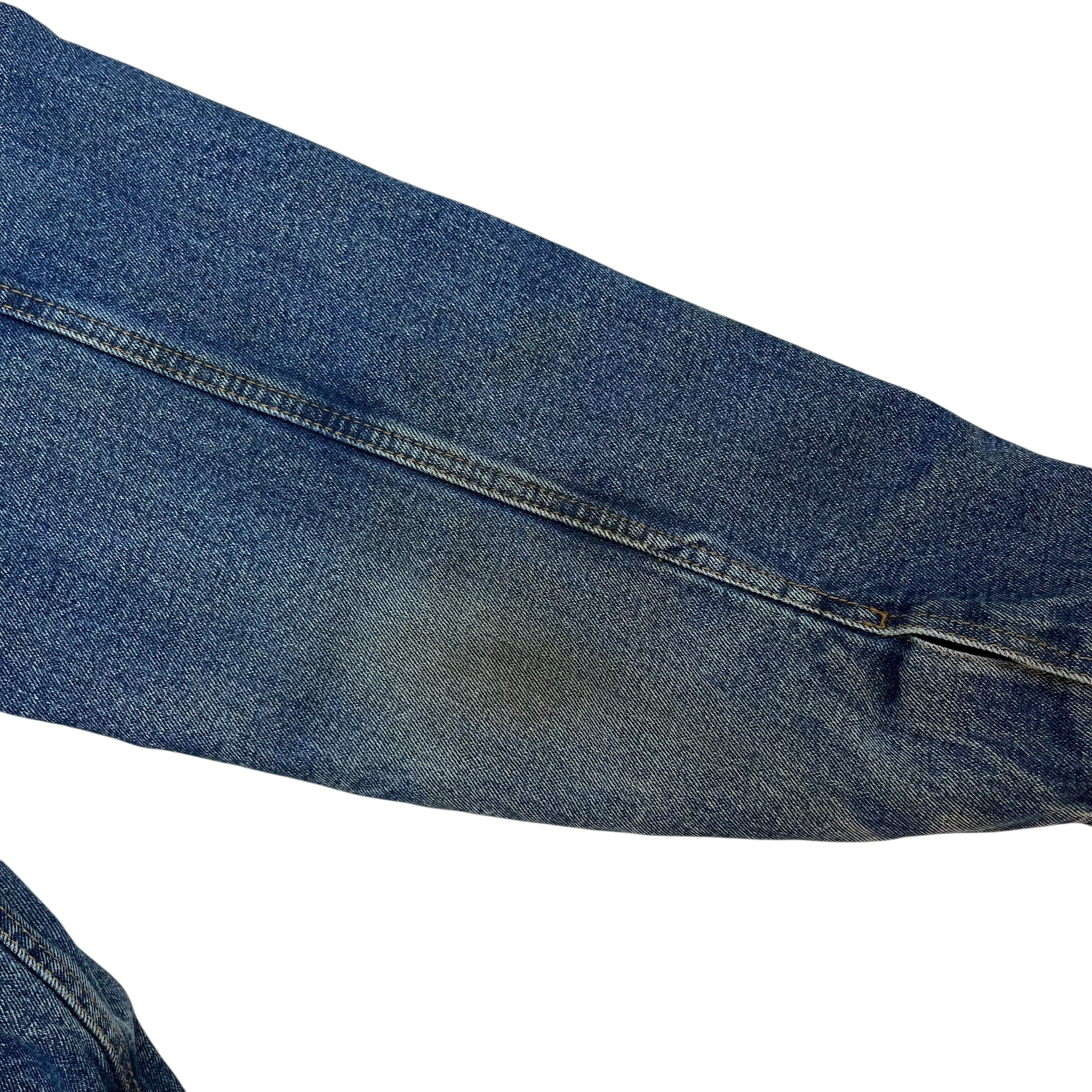 Vintage Lee Storm Rider Denim Jacket Medium Wash