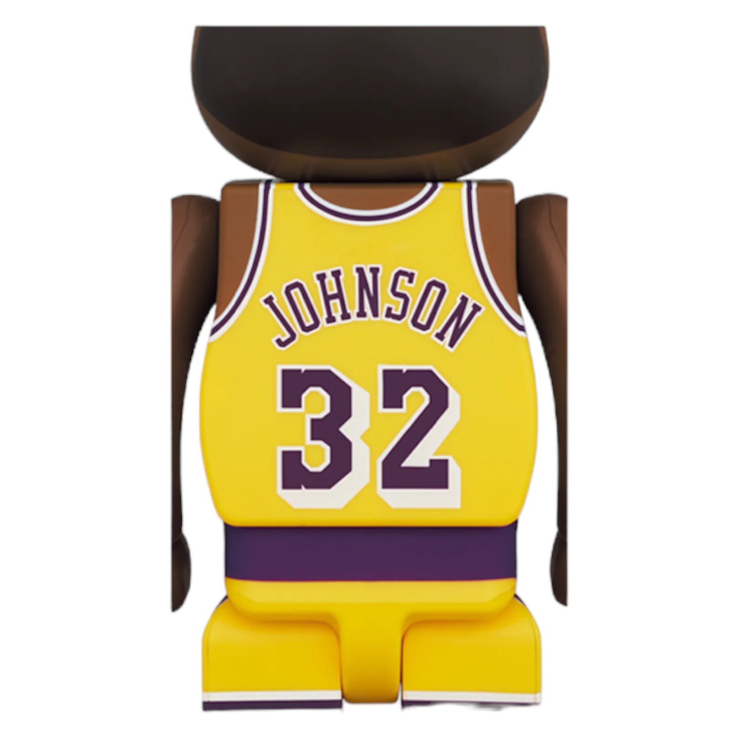 Bearbrick NBA Magic Johnson Set - Yellow & Purple Collectible 100% & 400% Set