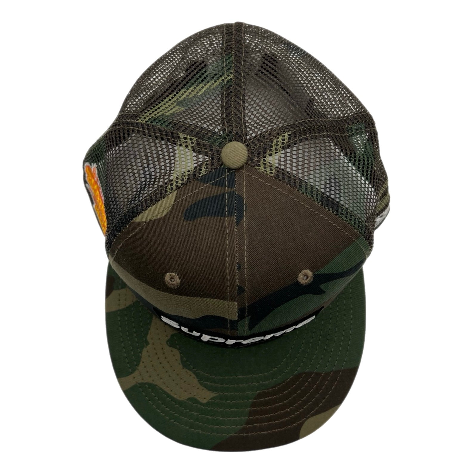 Supreme New Era Camo Fitted Mesh Hat SS24