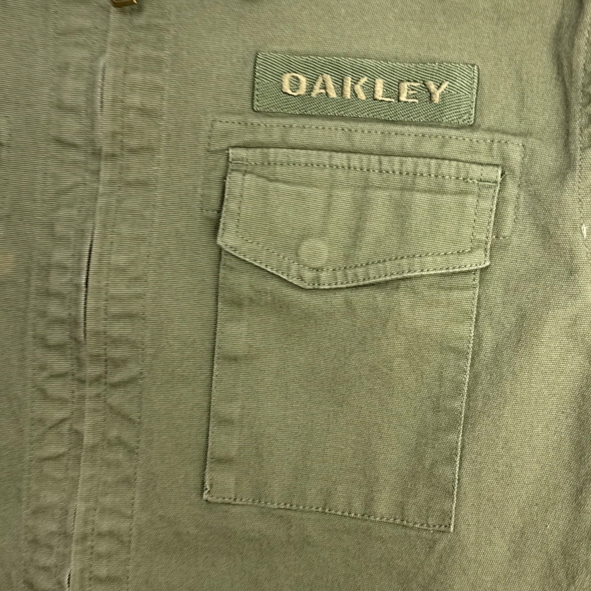 Y2K Oakley Military Pocket Zip Up Jacket
