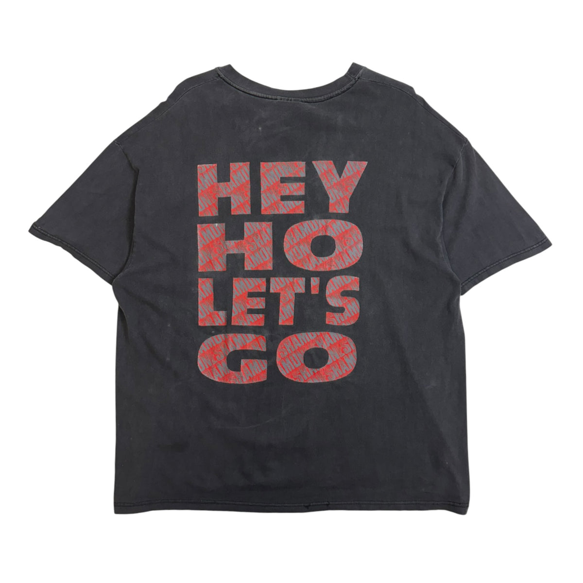Vintage Ramones “Hey Ho Let’s Go” T-Shirt Faded Black