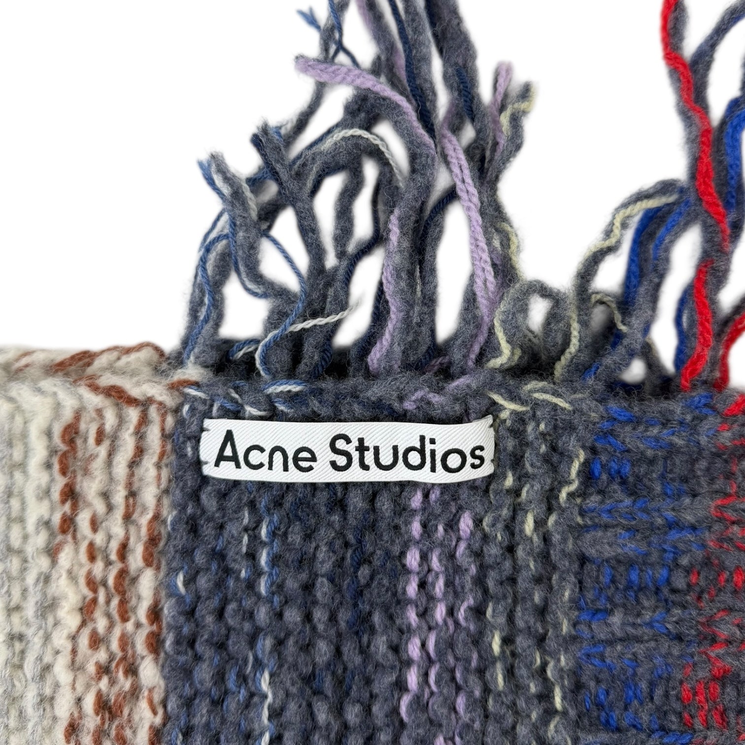 Acne Studios Patchwork Scarf Multicolor
