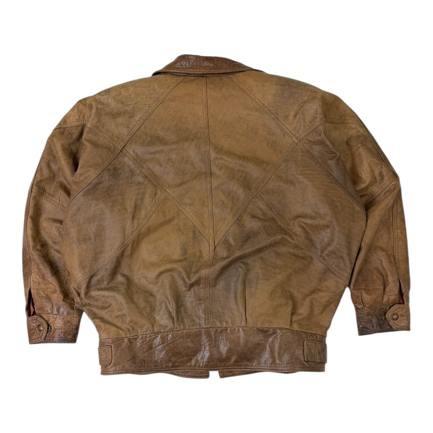 Vintage Leather Jacket Brown