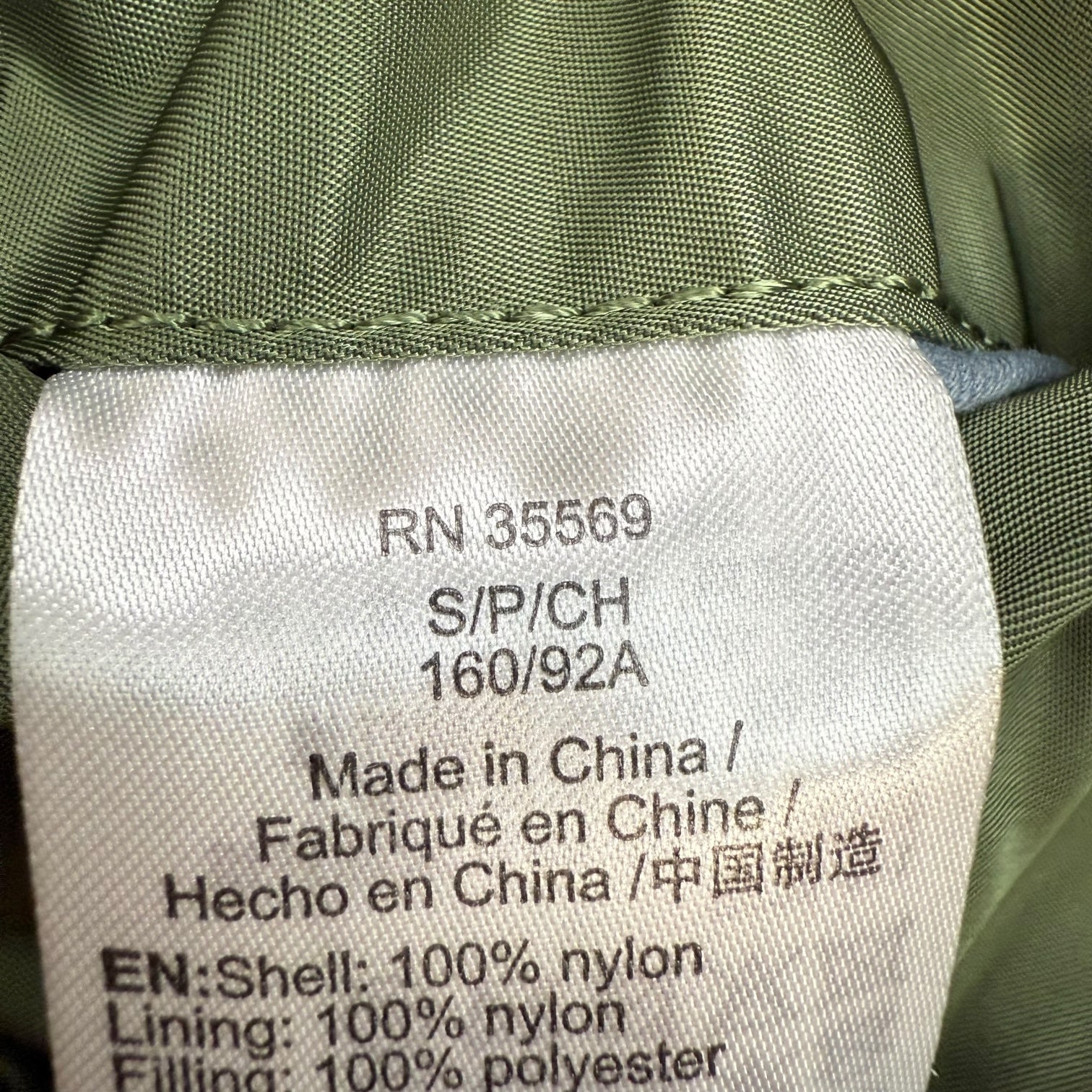 Alpha Industries Bomber Jacket Green