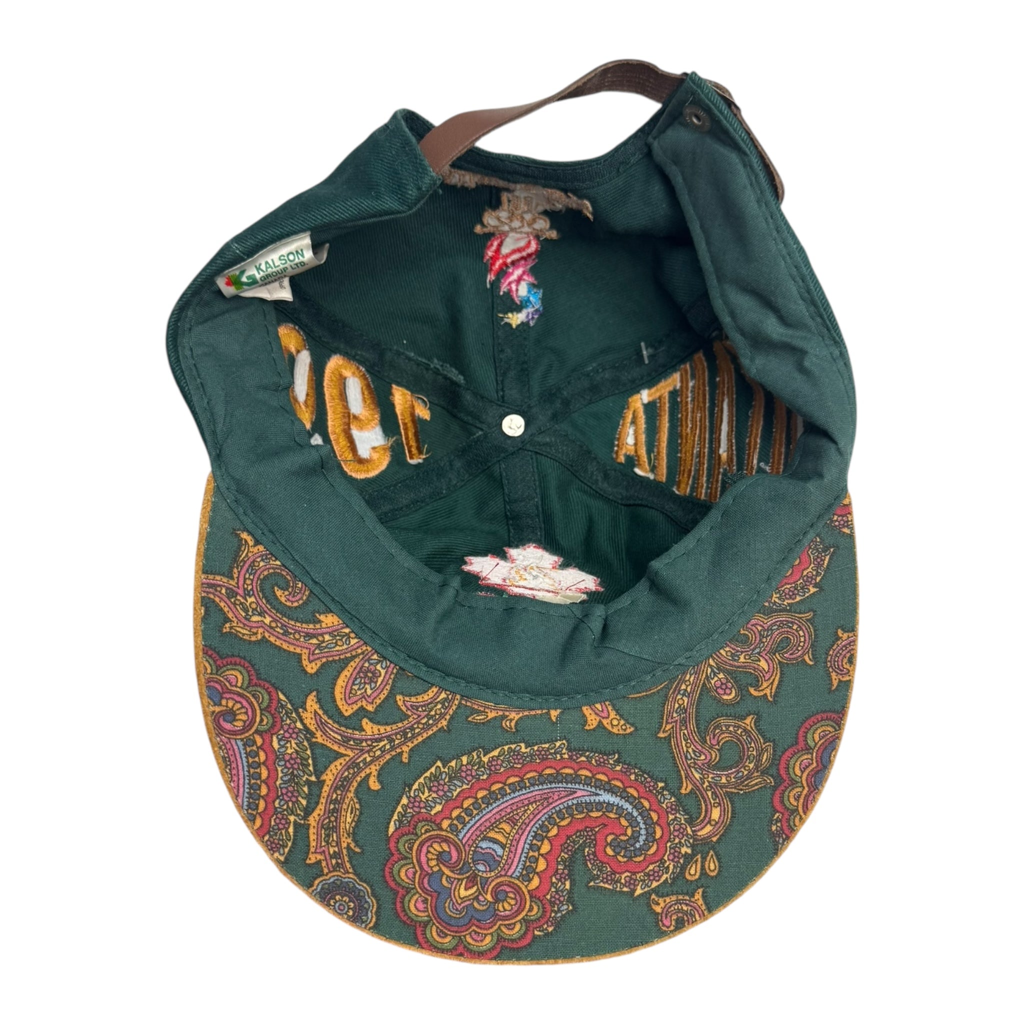 Vintage 1996 Atlanta Olympics Paisley Brim Hat