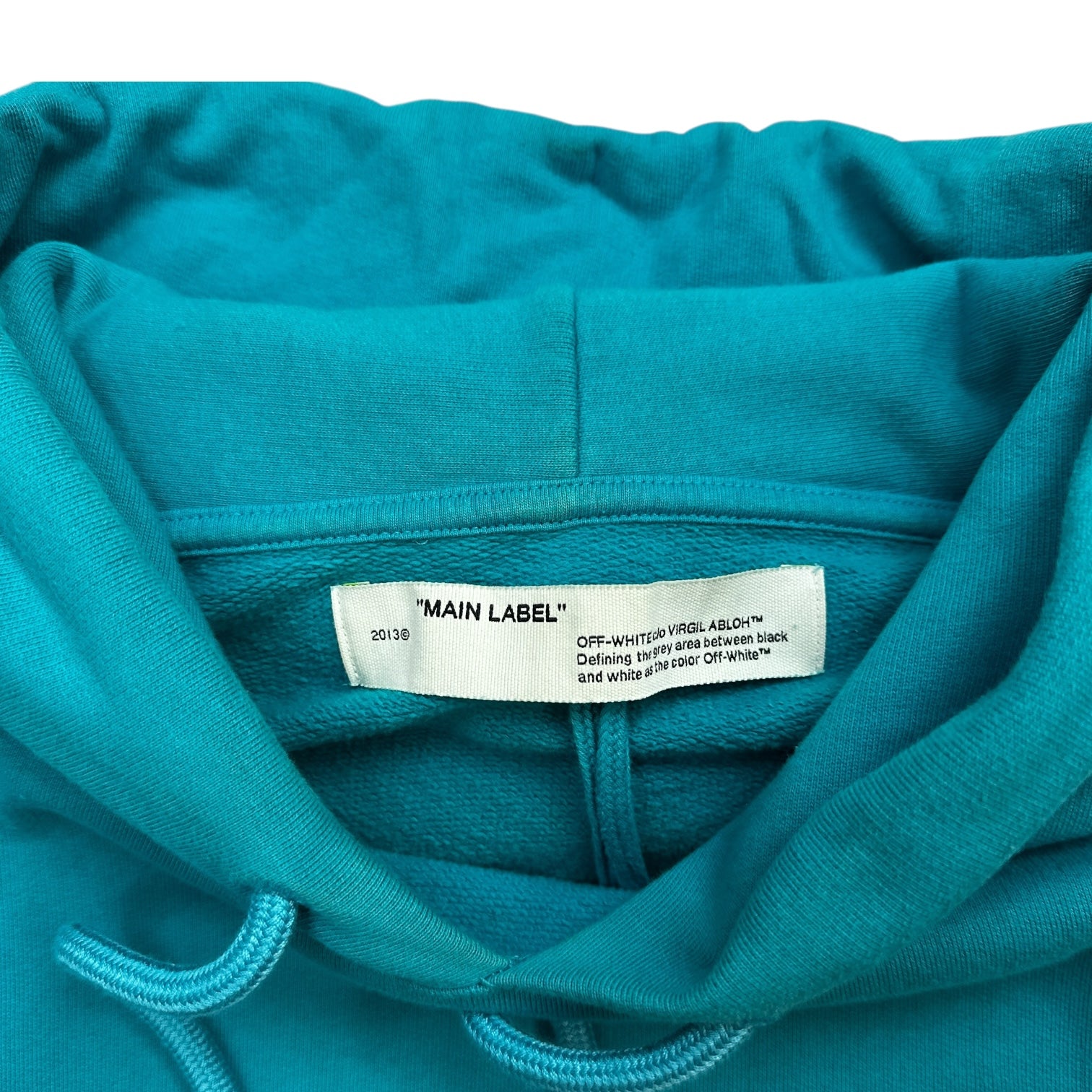 Off-White Arrows Hoodie Petrol Blue