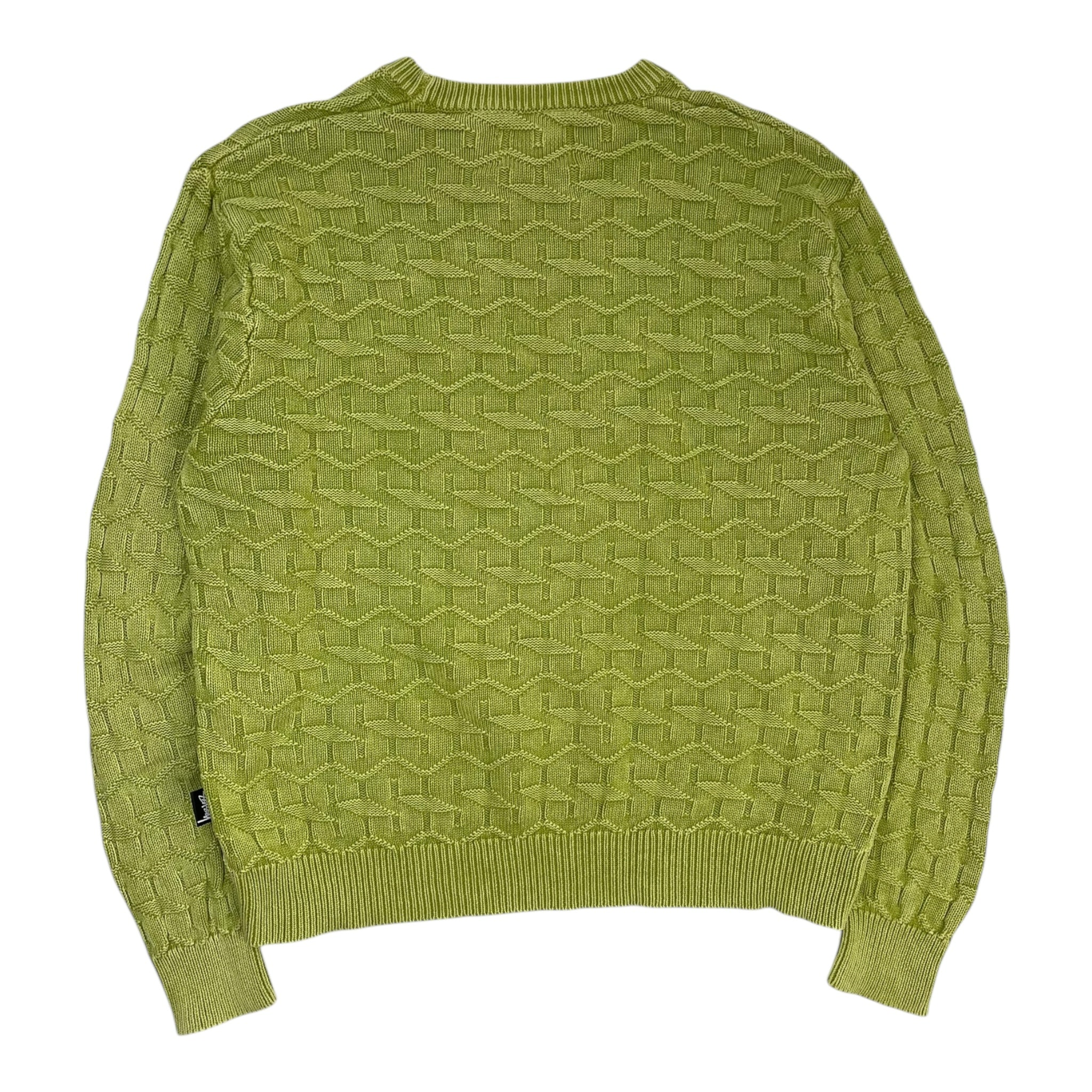 Stussy Strand Sweater Lime Green