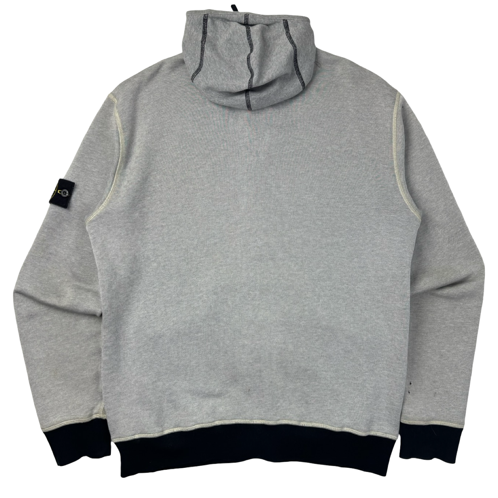 Stone Island Full Zip Hoodie Grey
