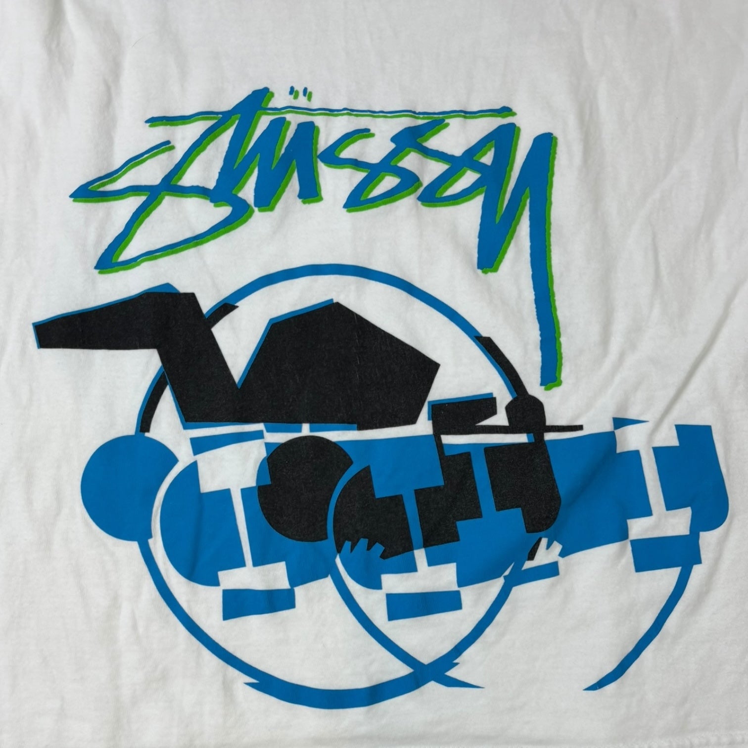 Stussy x FPAR Skateman T-Shirt White