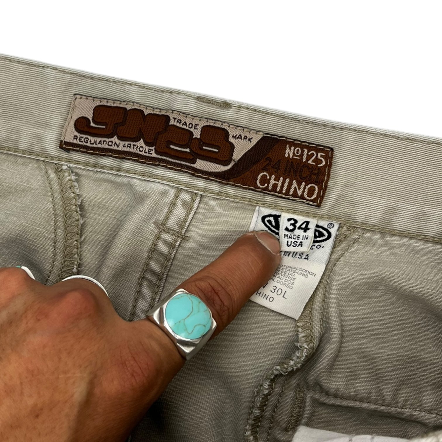 JNCO Light Denim Baggy Jeans
