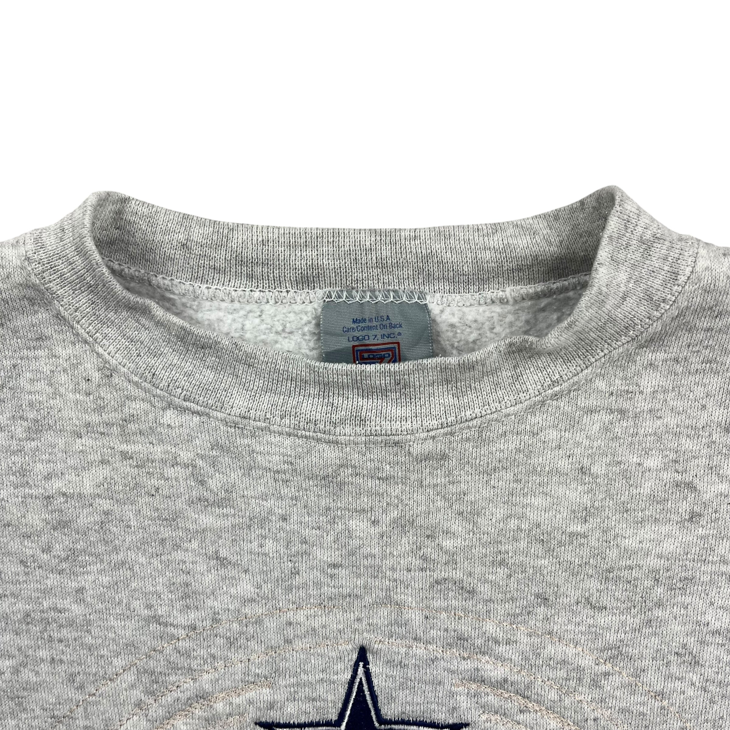 Vintage Dallas Cowboys Crewneck Light Grey