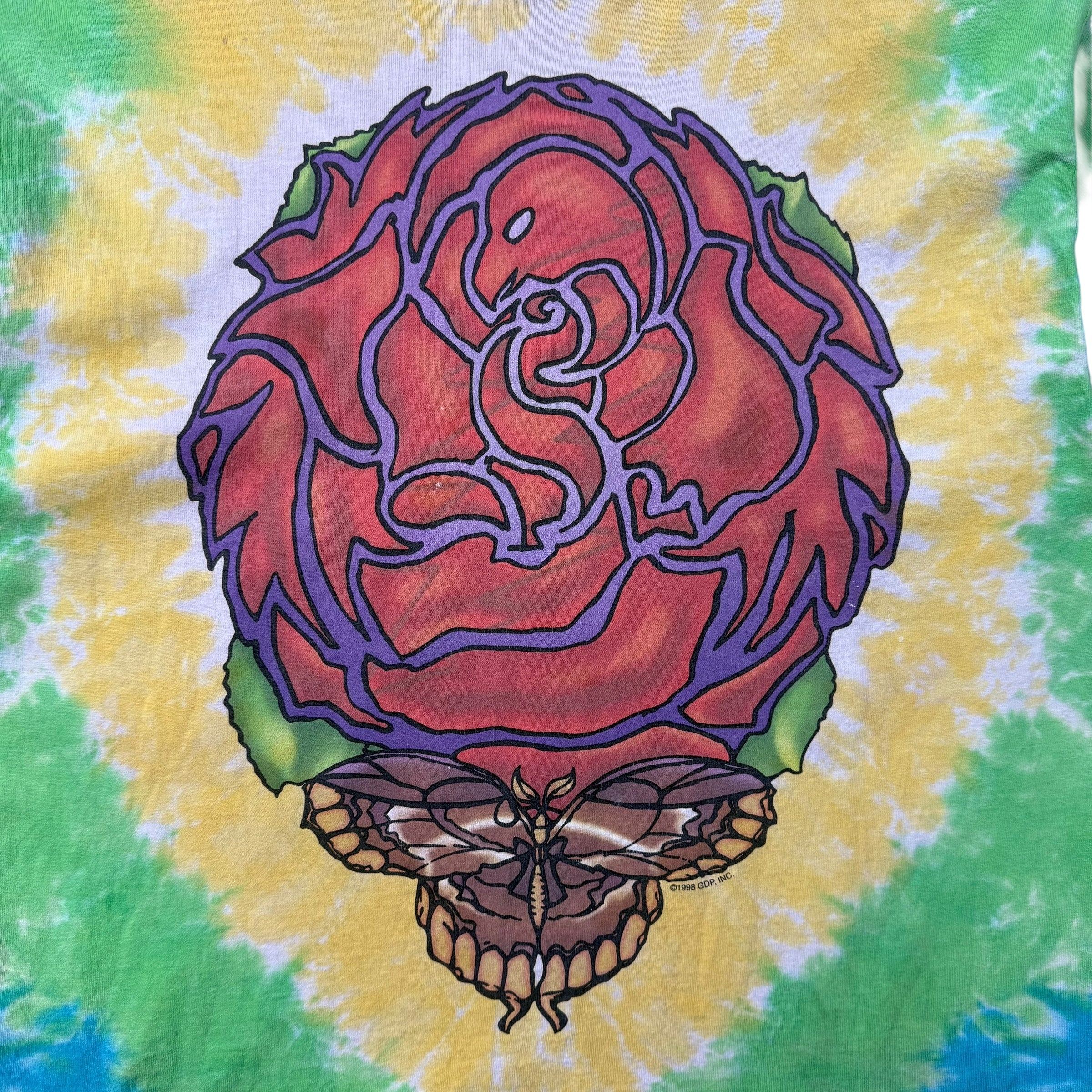 1998 Liquid Blue Grateful Dead "The Other Ones" Tee Tie Dye