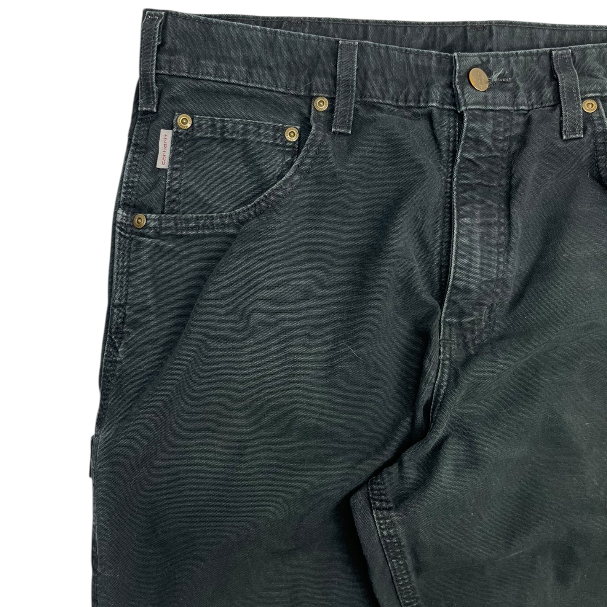 Carhartt Loose Fit Carpenter Pants Faded Black