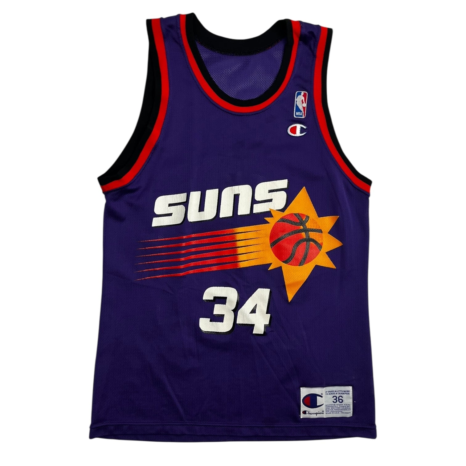 Vintage Champion Phoenix Suns Charles Barkley Home Jersey