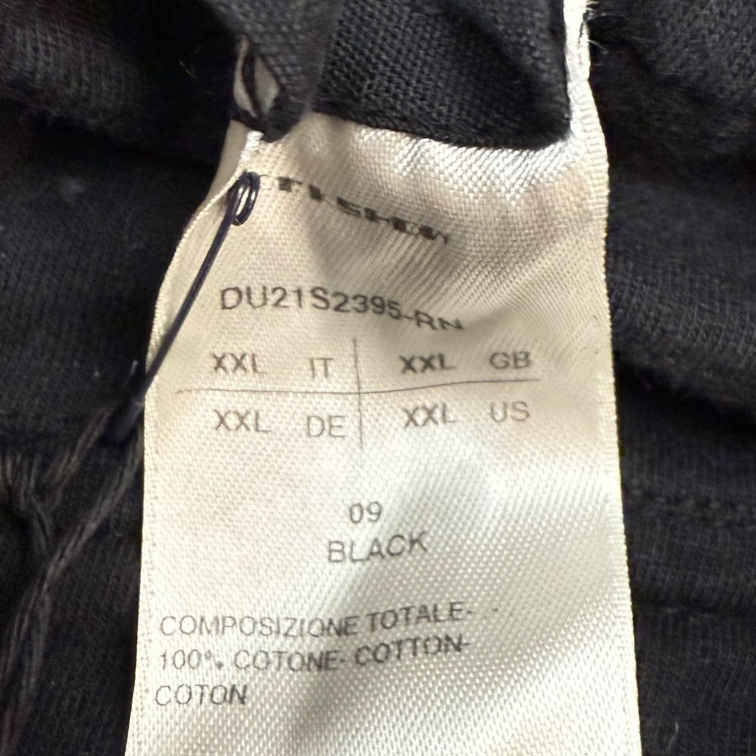 Rick Owens Drkshdw Prisoners Draws Pants Black