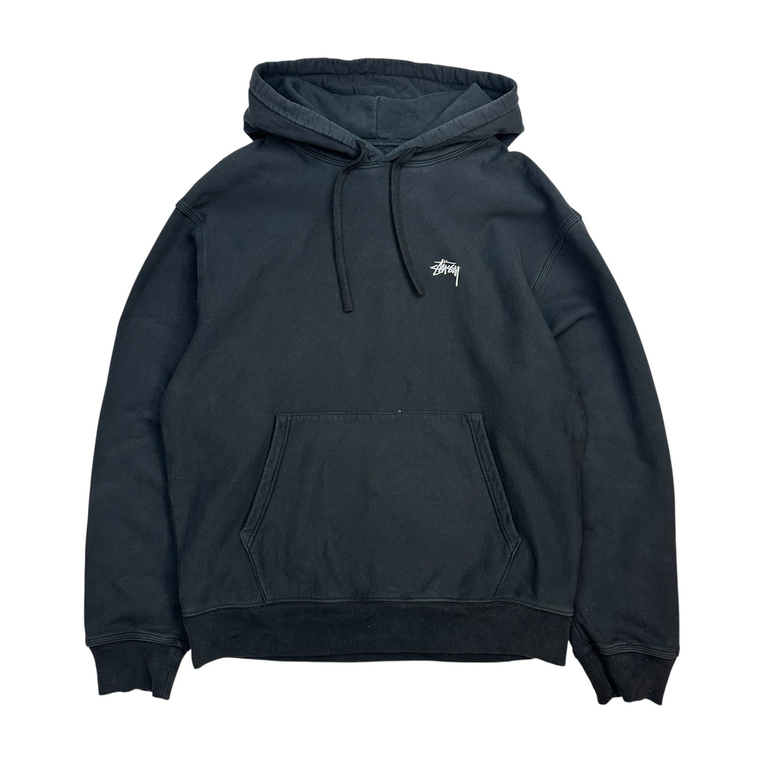 Stussy Stock Logo Hoodie Black