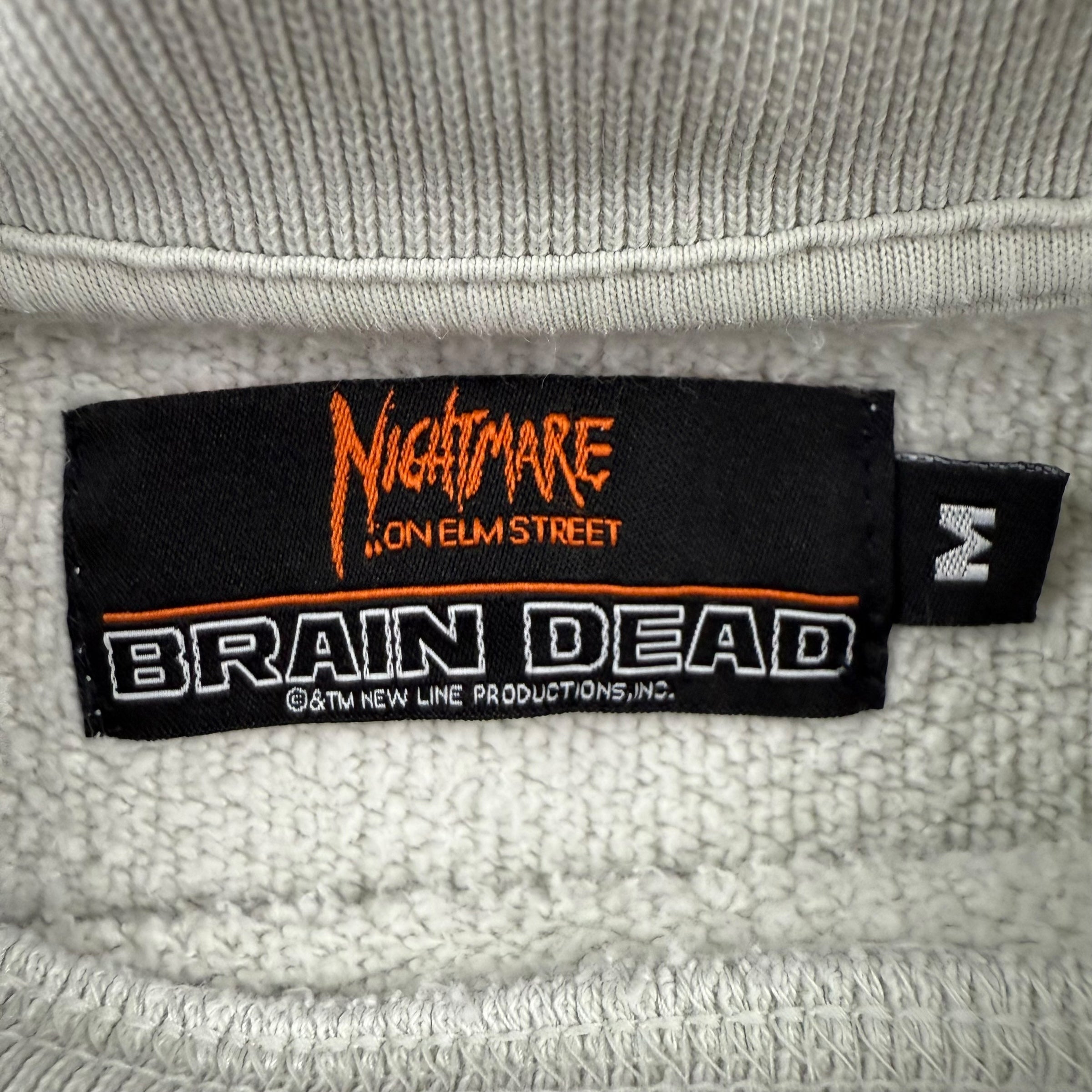 Brain Dead x Nightmare On Elm Street Crewneck White