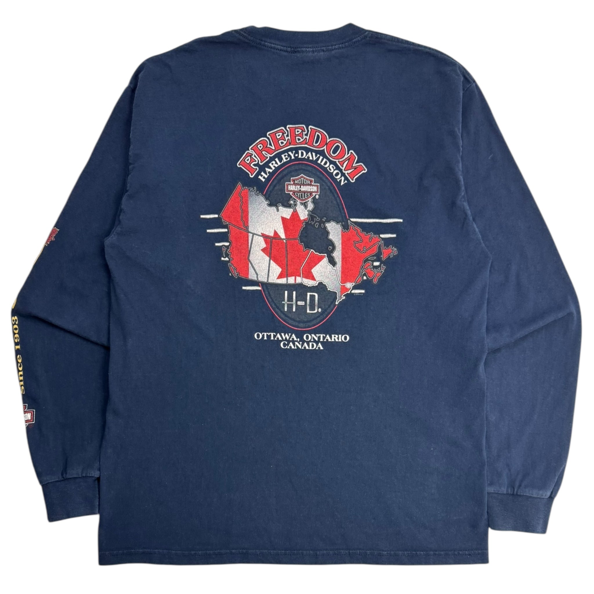 2008 Harley Davidson Ottawa Ontario Longsleeve T-Shirt