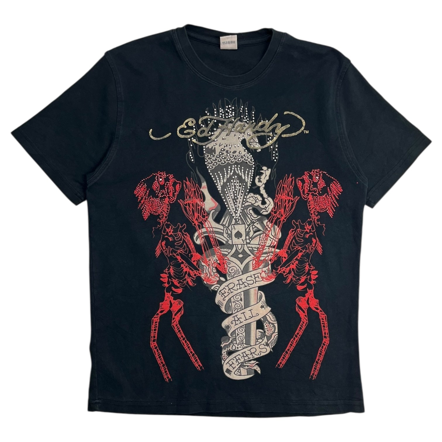 Y2K Ed Hardy Rhinestone T-Shirt