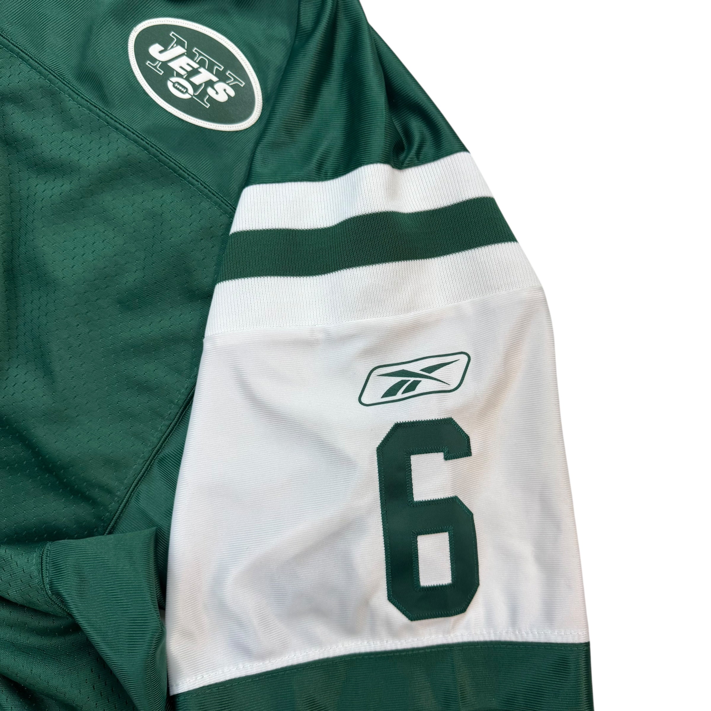 Vintage Reebok New York Jets Mark Sanchez Jersey Green