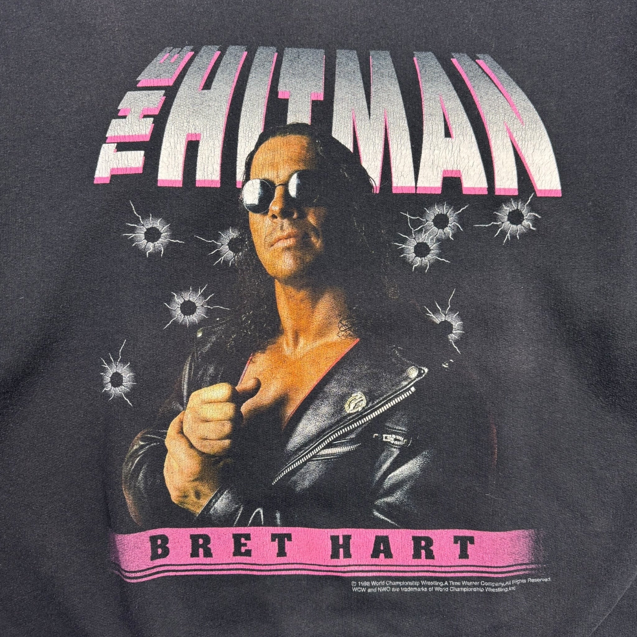 1998 Bret “The Hitman” Hart Bullet Crewneck