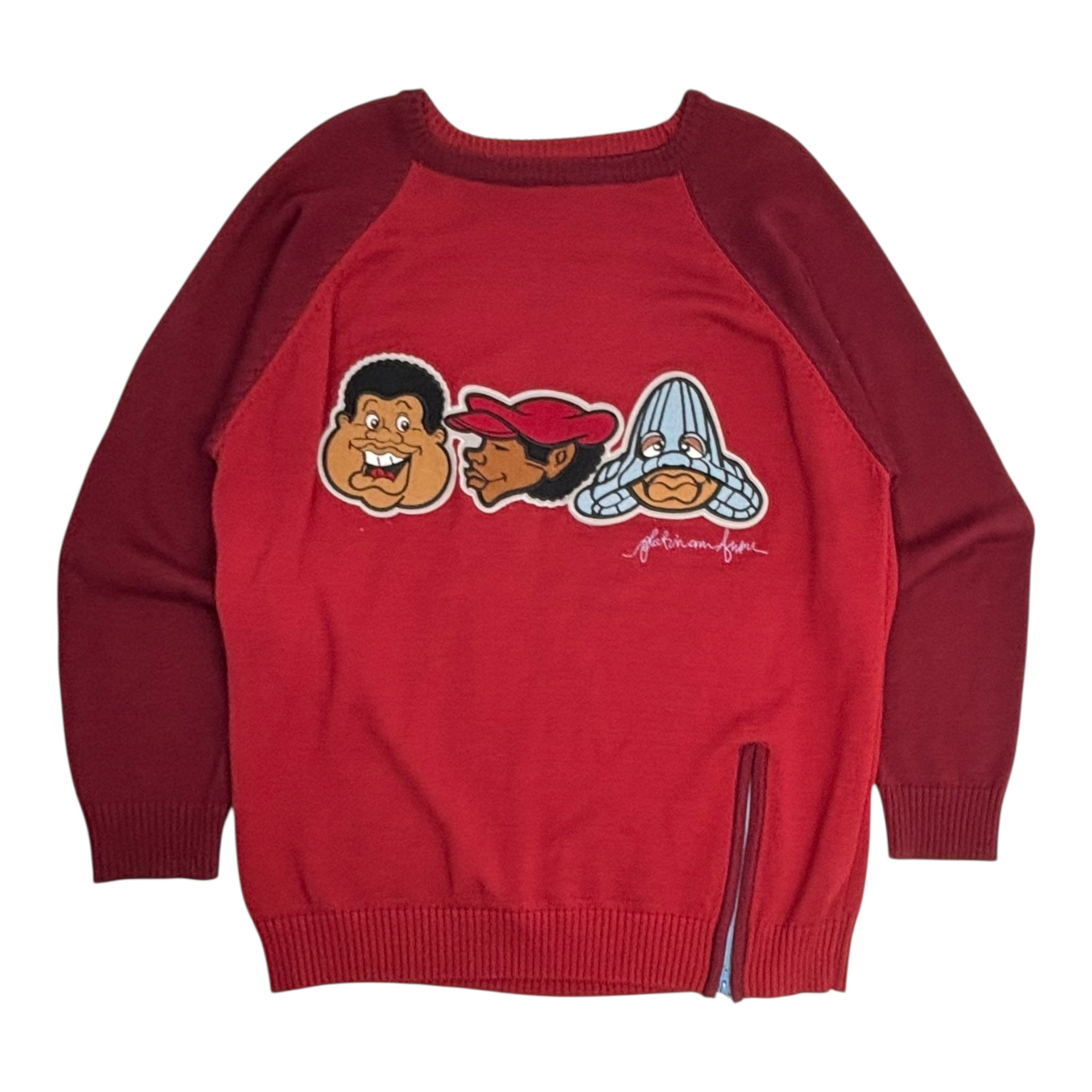 Vintage Y2K Platinum Fubu x Fat Albert Knit