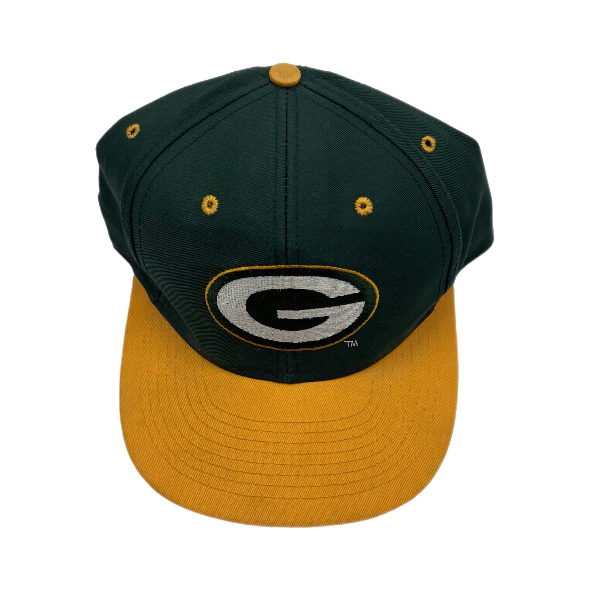 Vintage Greenbay Packers Logo 7 Hat Green/Yellow