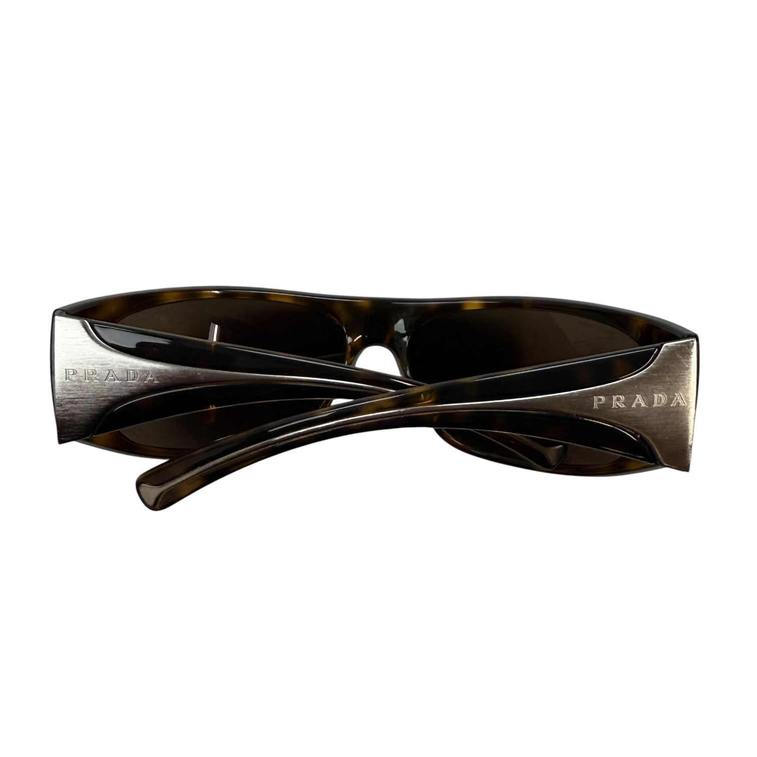 (W) Vintage Prada Star Mask Sunglasses Tortoise Shell