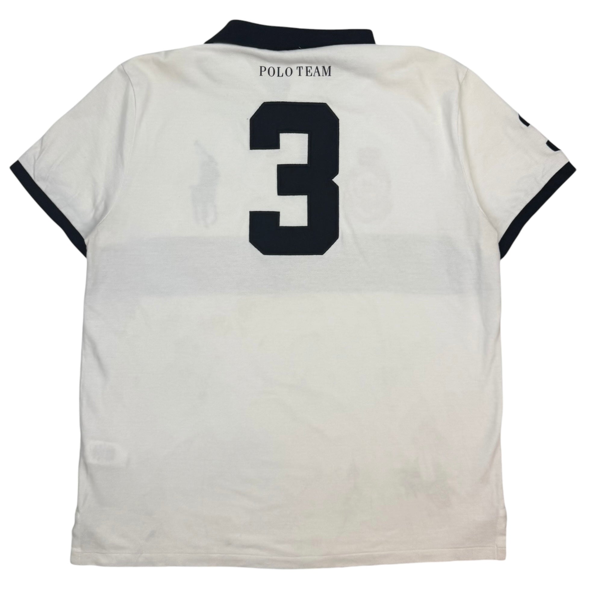 Vintage Polo Ralph Lauren Big Pony Polo White/Black