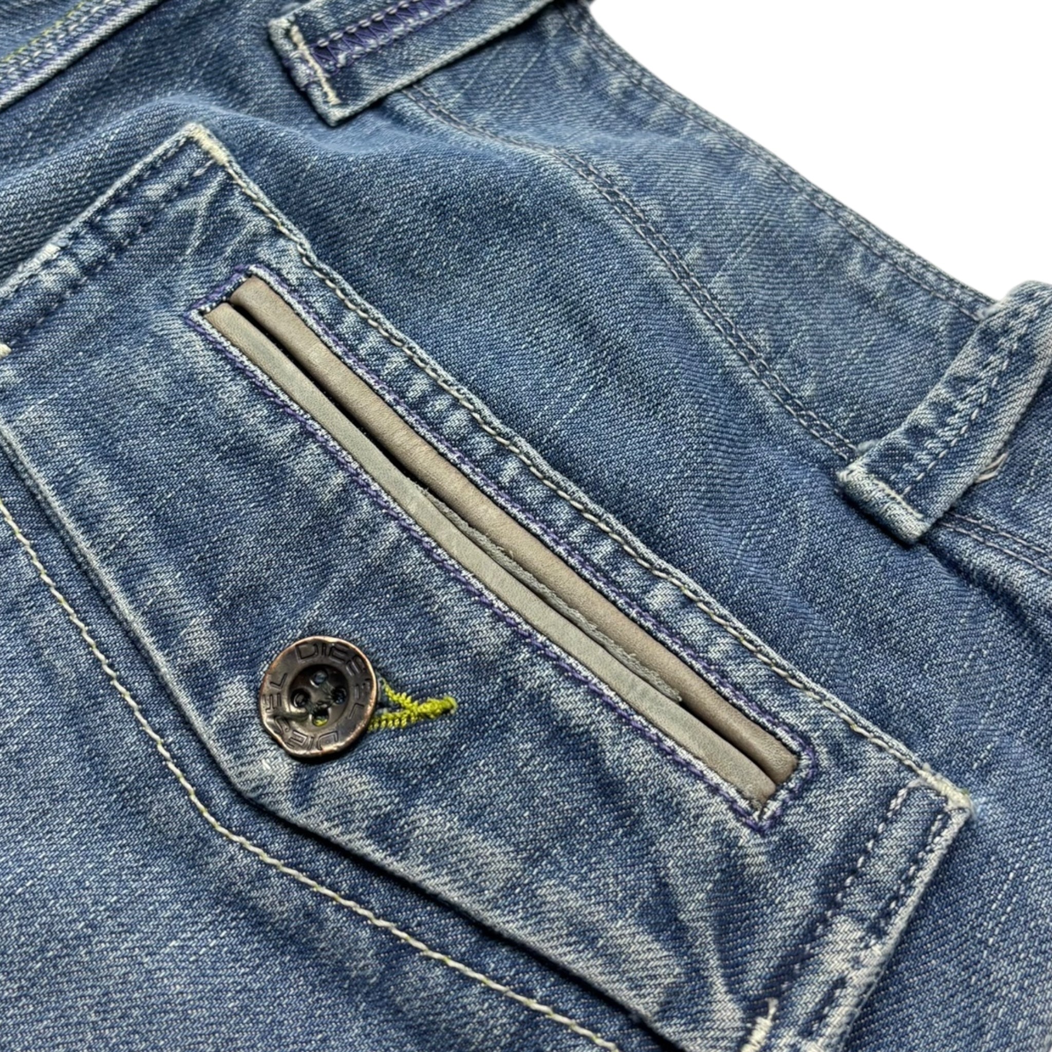 Y2K Diesel Jeans Blue Wash Denim Bottoms