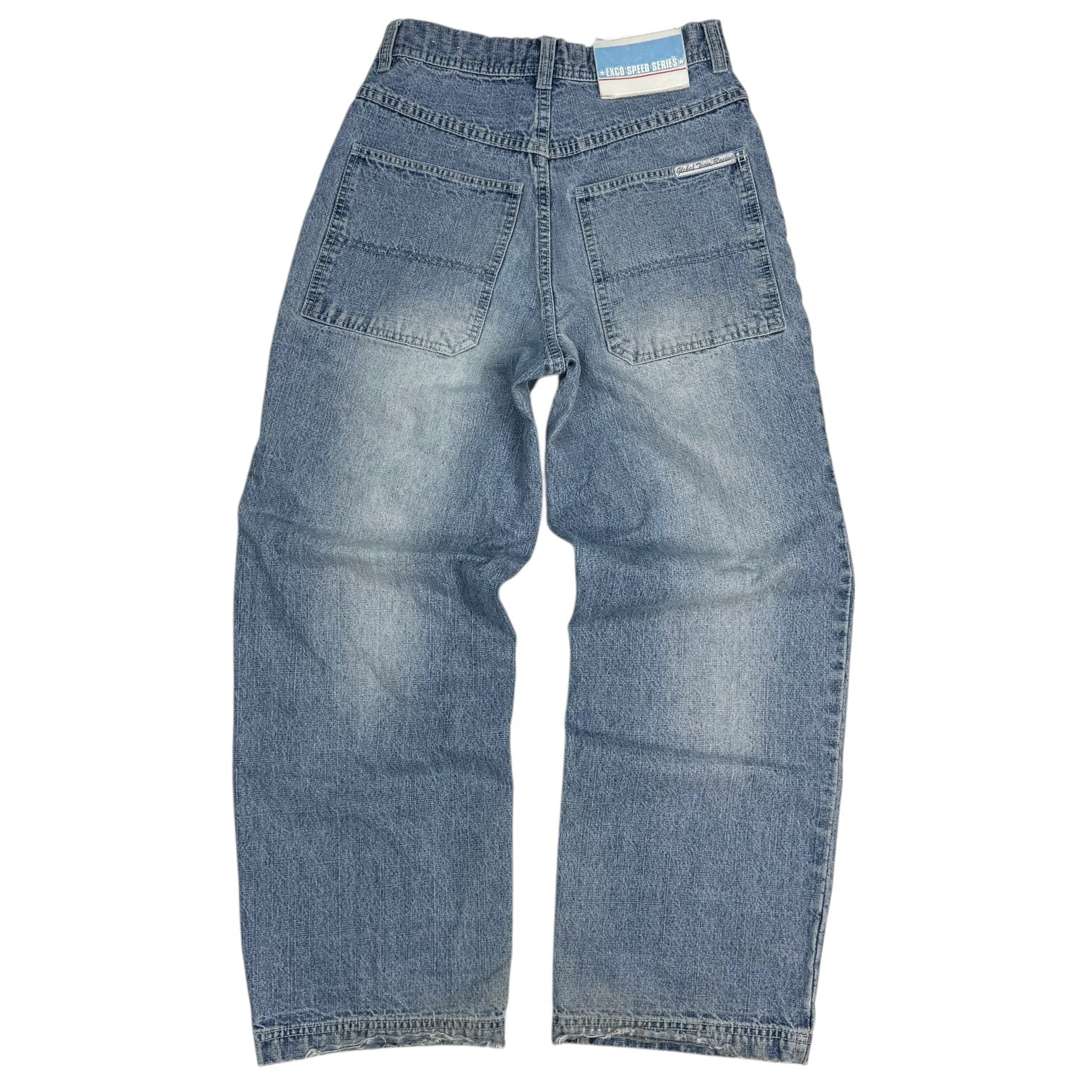 Vintage Exco Patch Denim Pants Light Wash