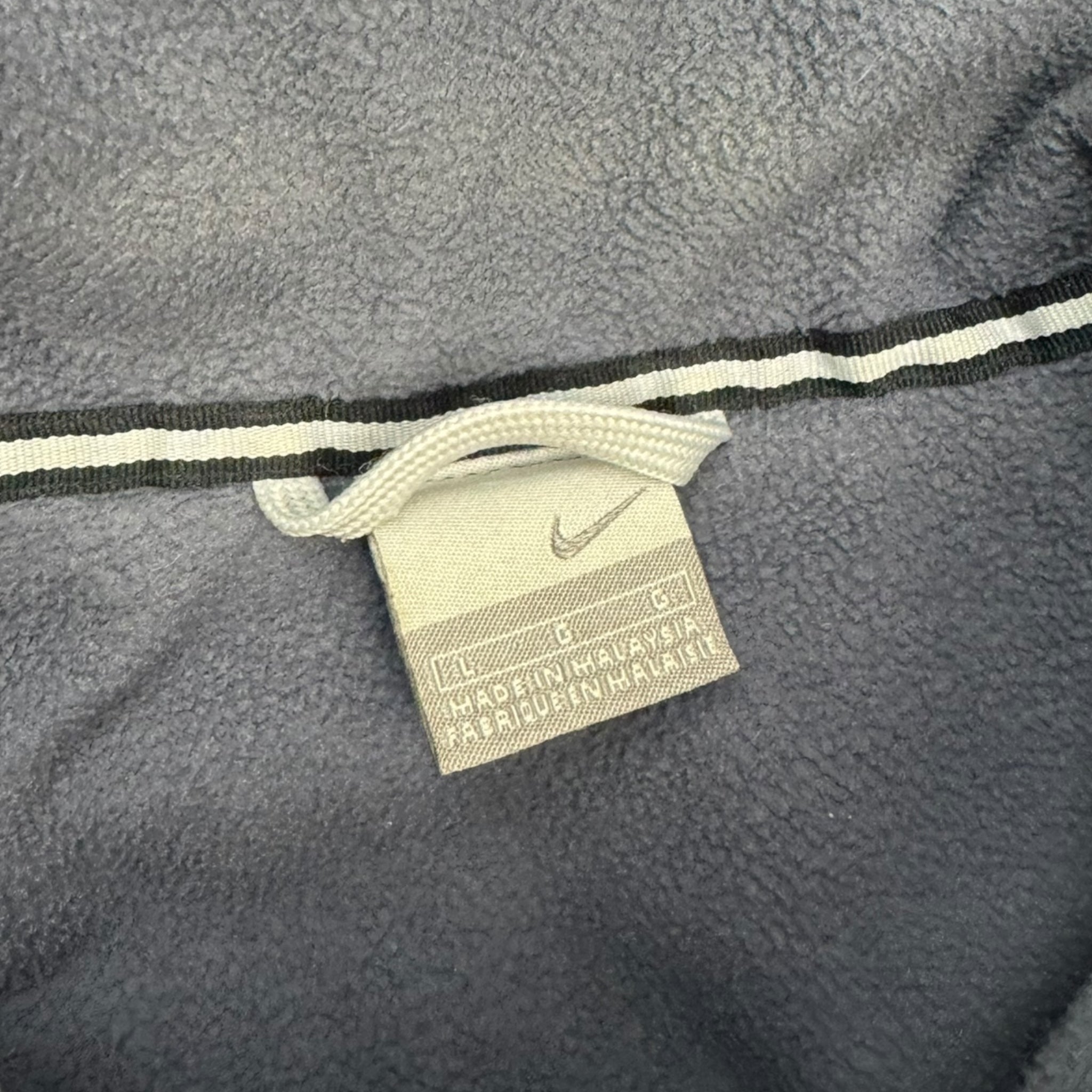 Vintage Nike Fleece Lined Jacket Black/White