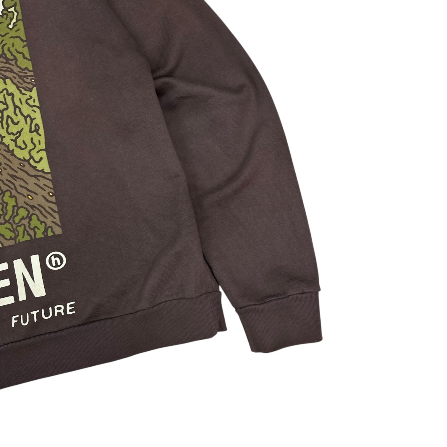 Hidden NY Past Present Future Farming Hoodie Brown