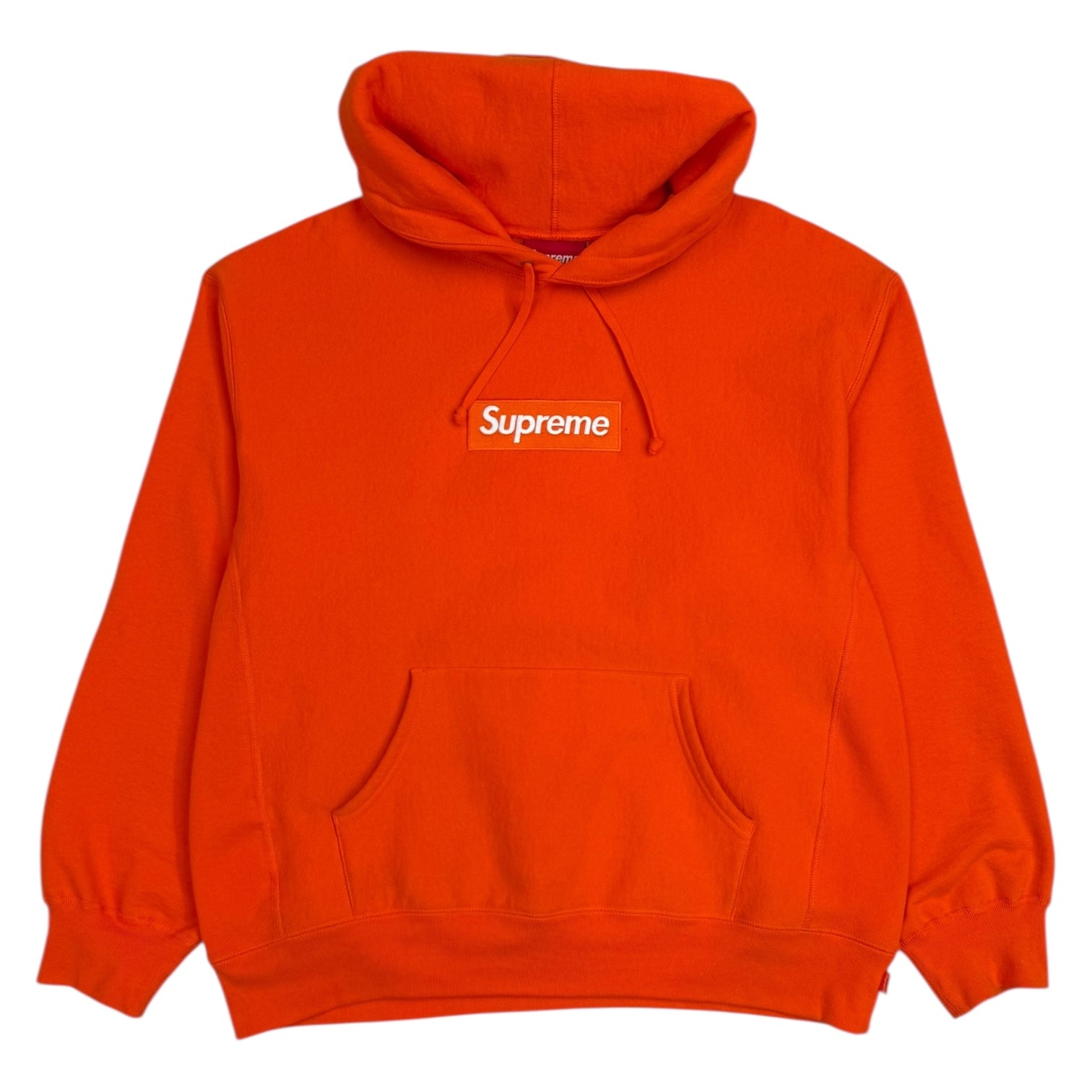Supreme Box Logo Hoodie Orange