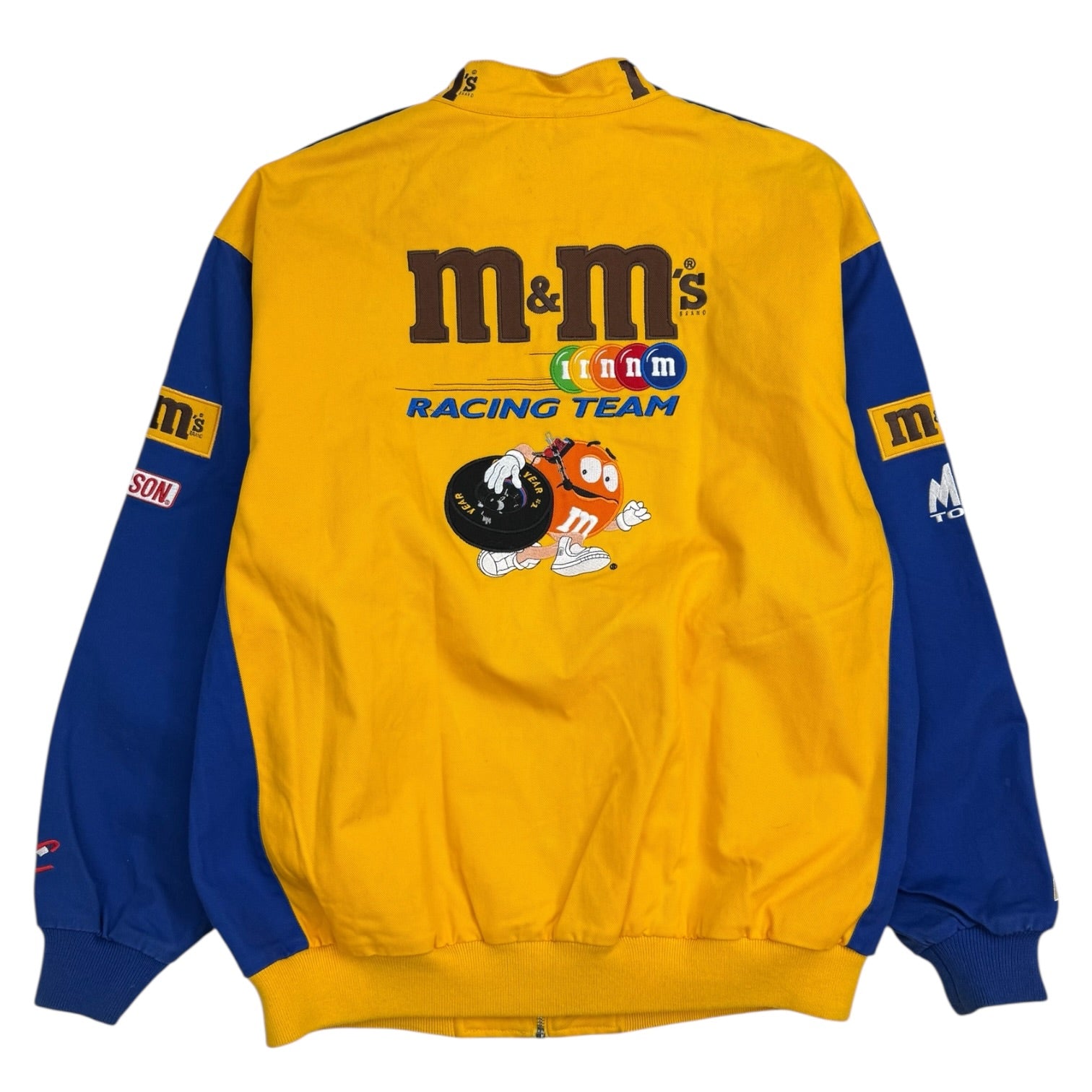 Vintage M&M Chase Racing Jacket Yellow