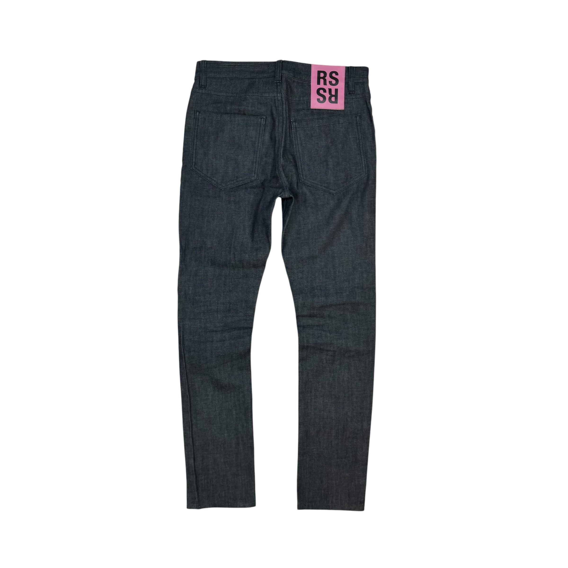 Raf Simons Slim Fit Denim Pants Black Wash