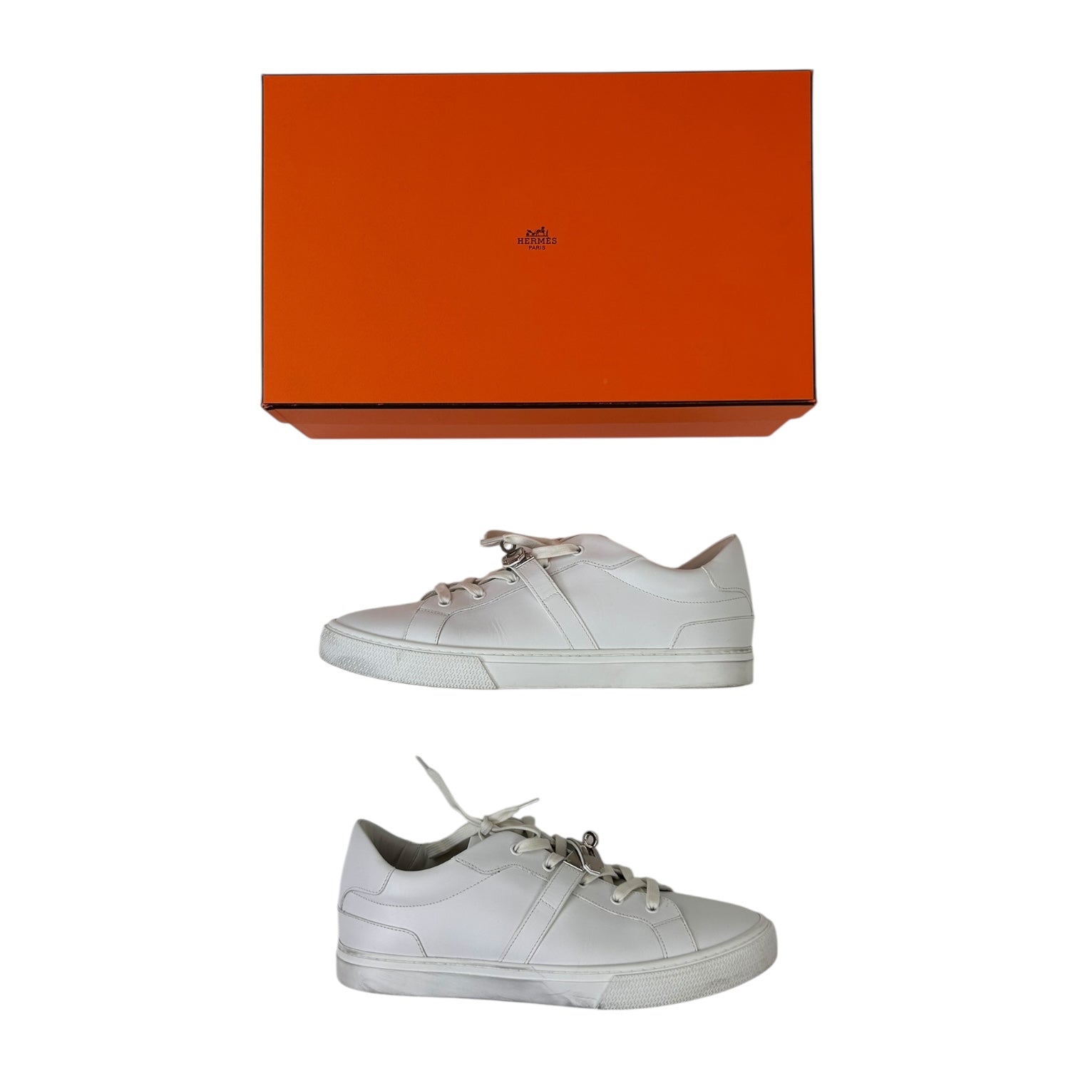 Hermes Day Sneaker White (Used)