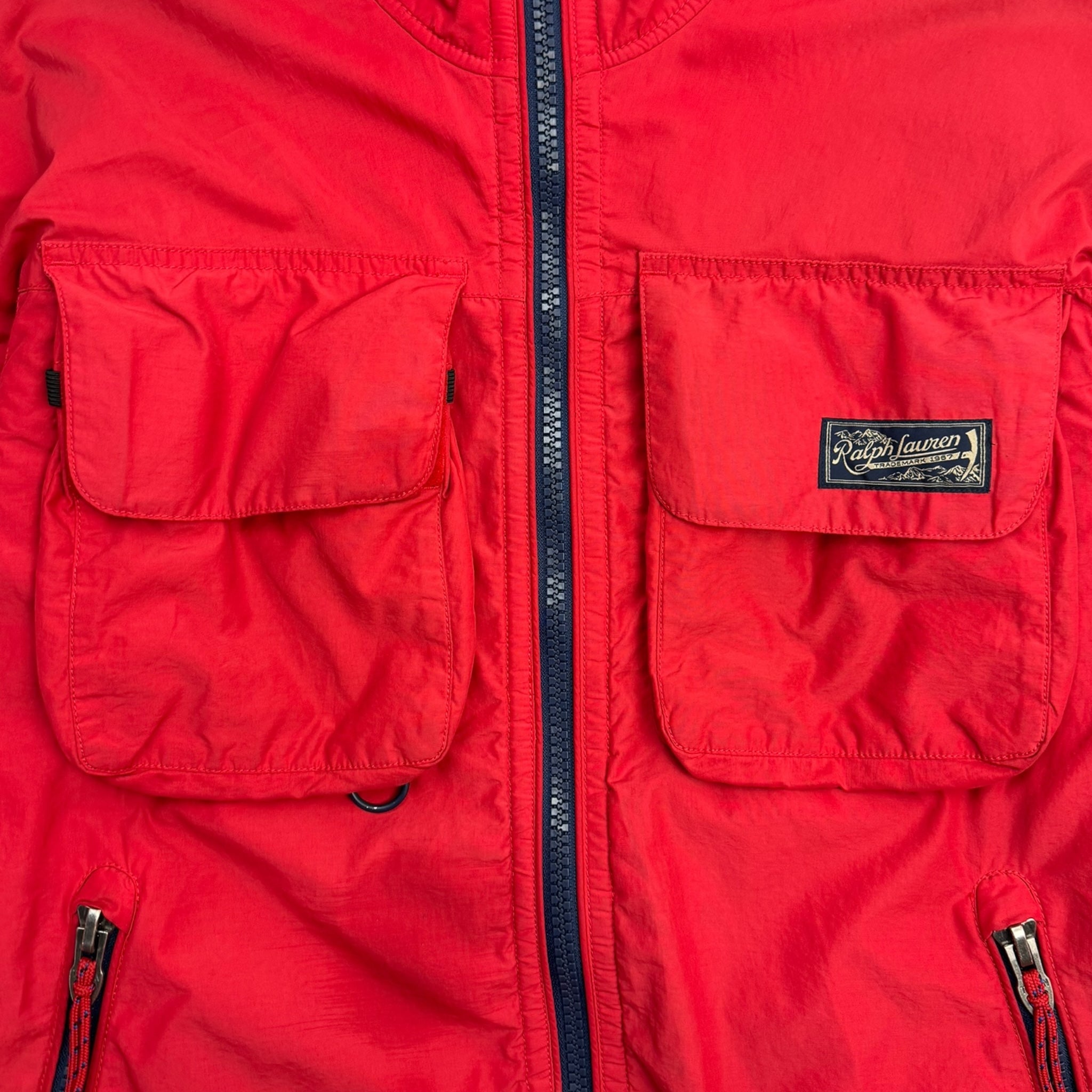Vintage Polo Ralph Lauren Wading Jacket Red