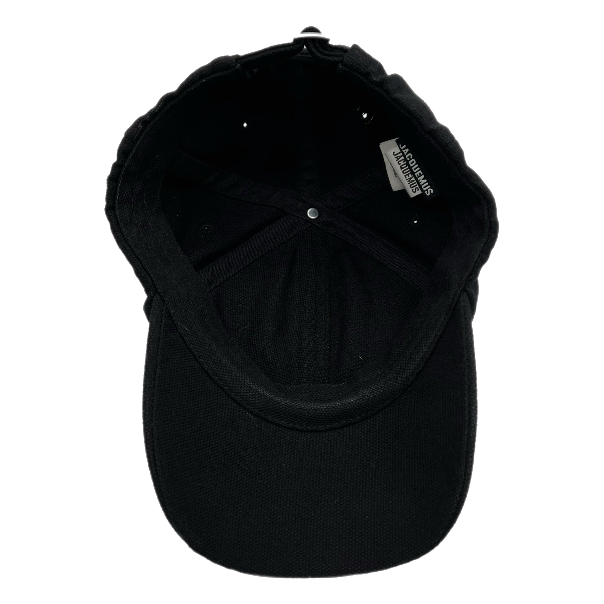 Jacquemus La Casquette Signature Baseball Hat Black