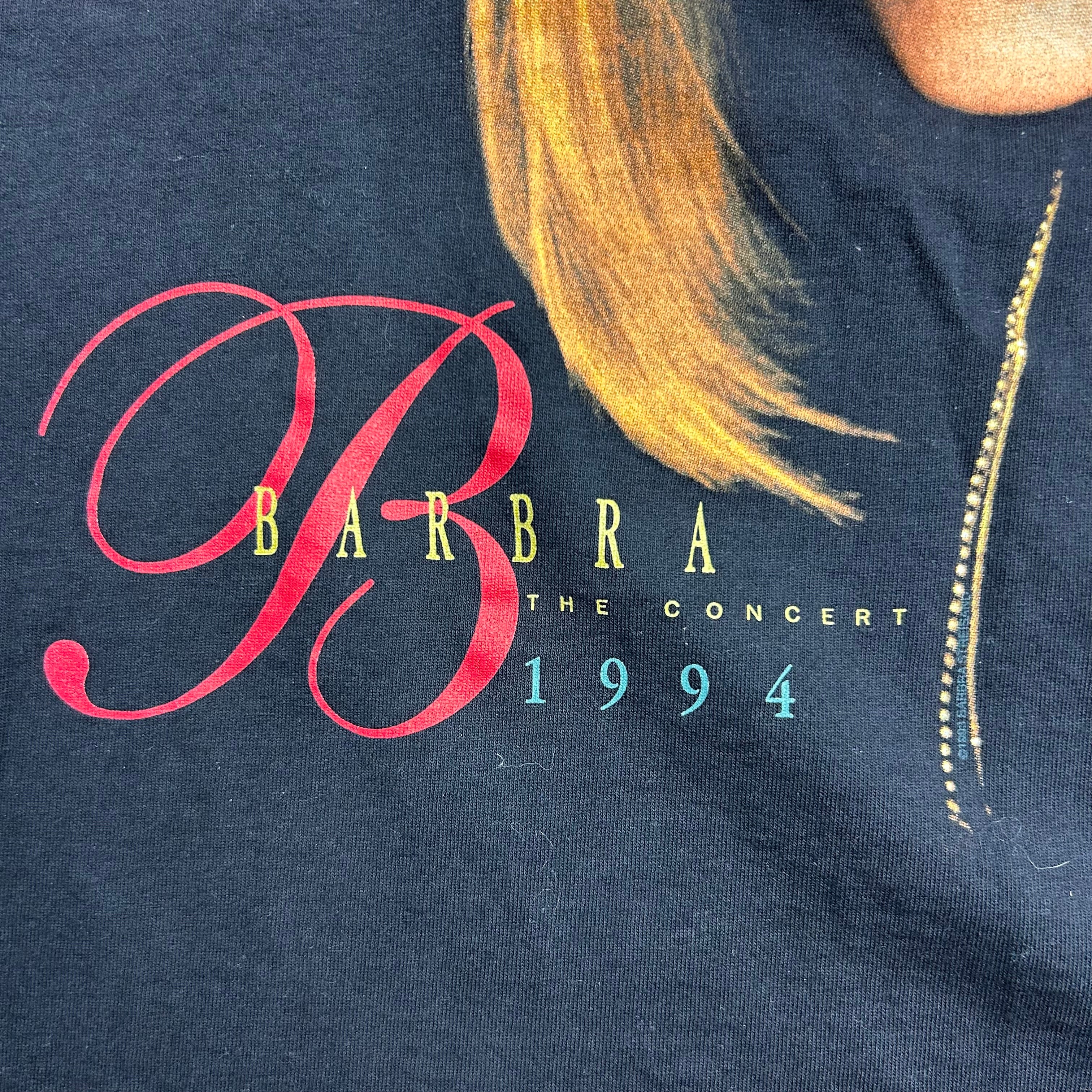 1994 Barbra Streisand Concert Tee Black