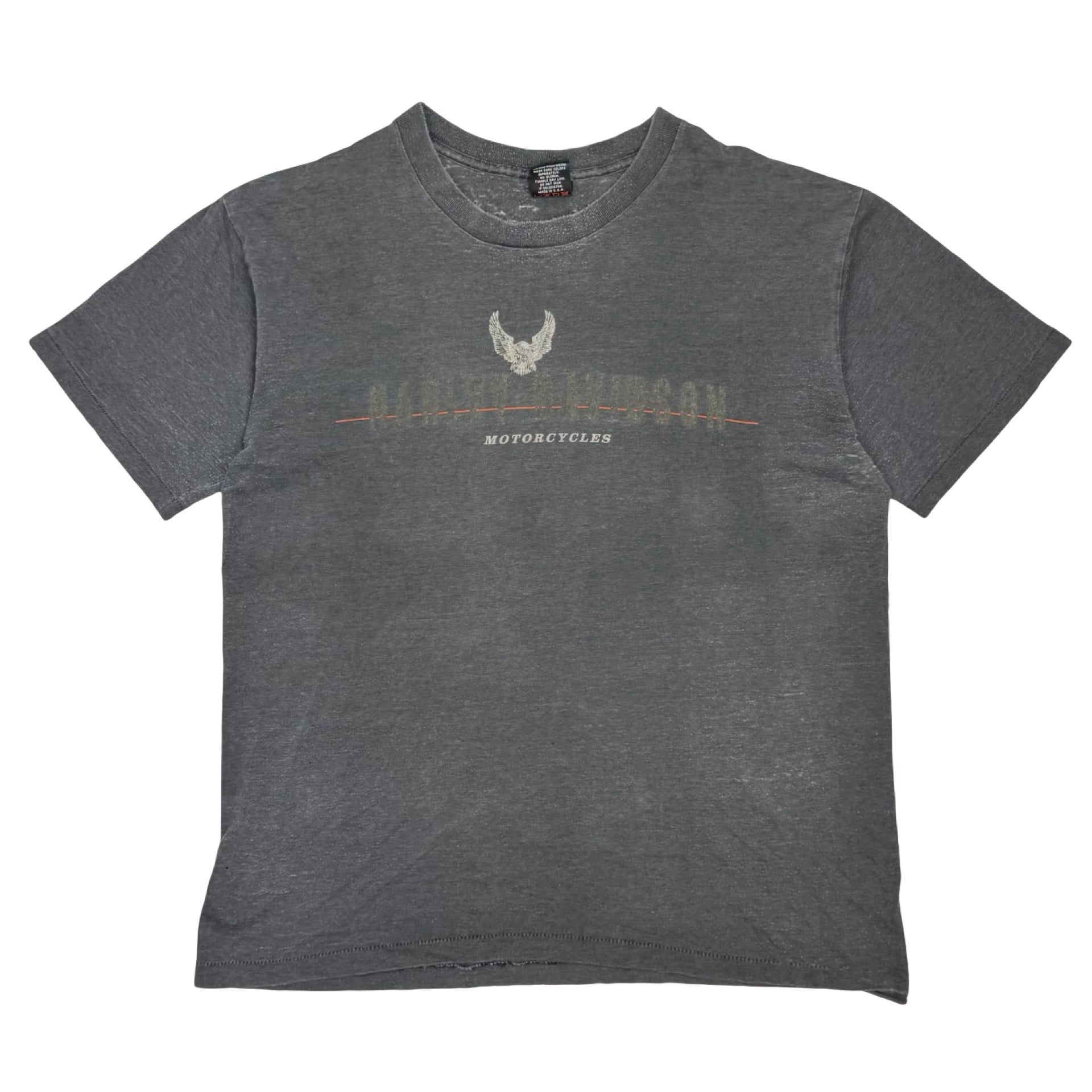 Vintage Harley Davidson Boston Tee Faded Grey