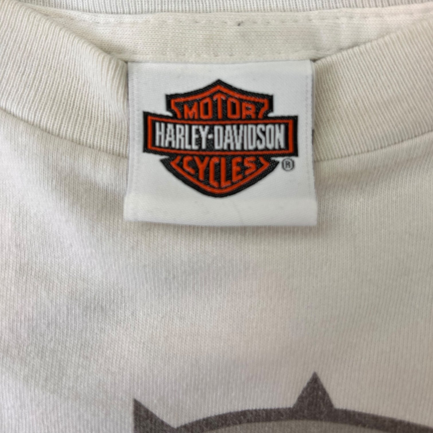 Vintage Harley Davidson Long Sleeve T-Shirt White