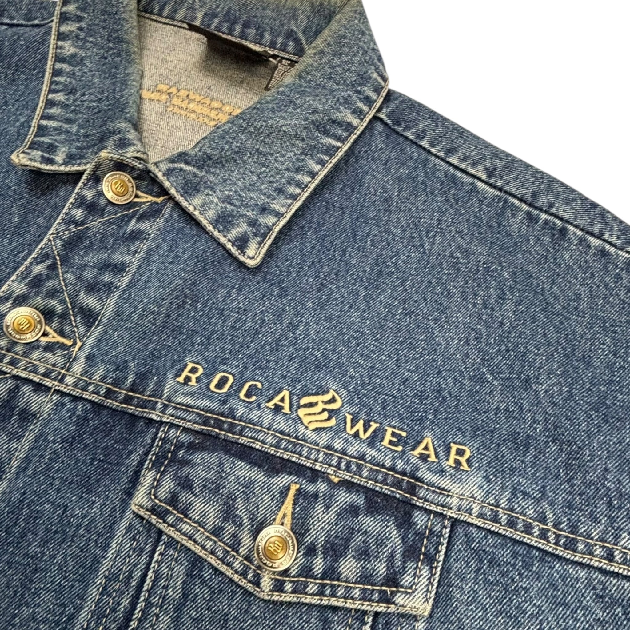 Vintage Rocawear Medium Wash Denim Jacket
