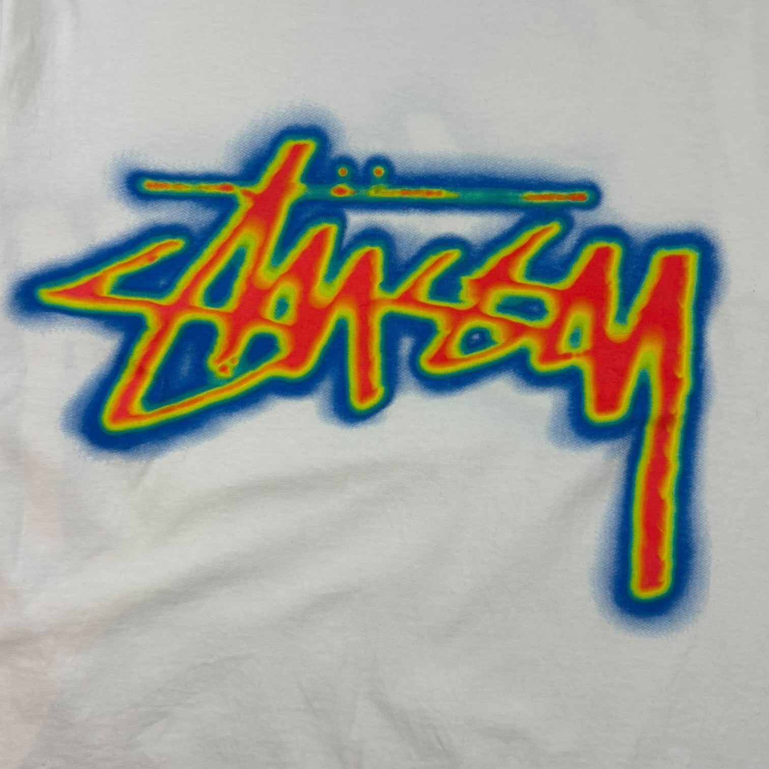 Stussy Thermal Stock T-Shirt White