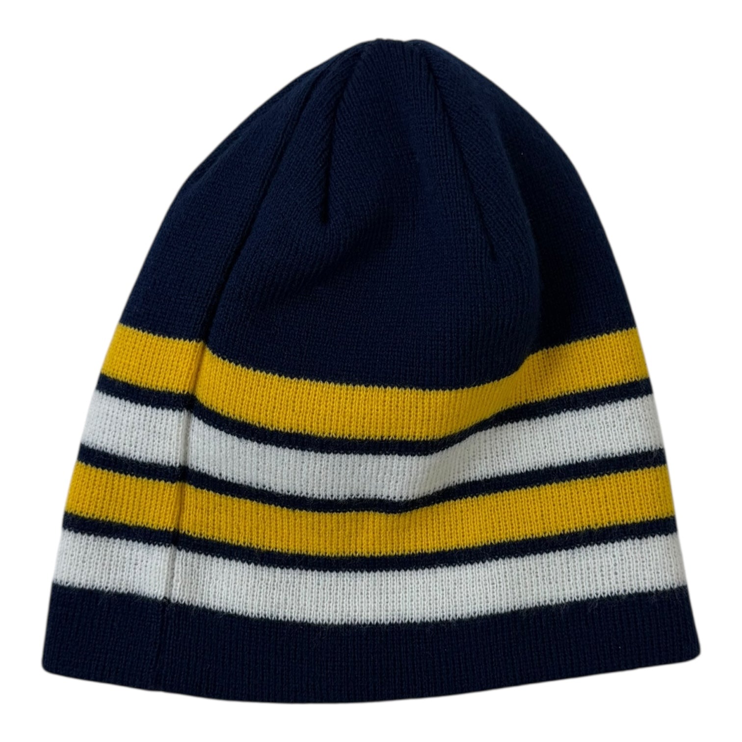 Stussy Skullcap Basic Striped Beanie Navy/Yellow