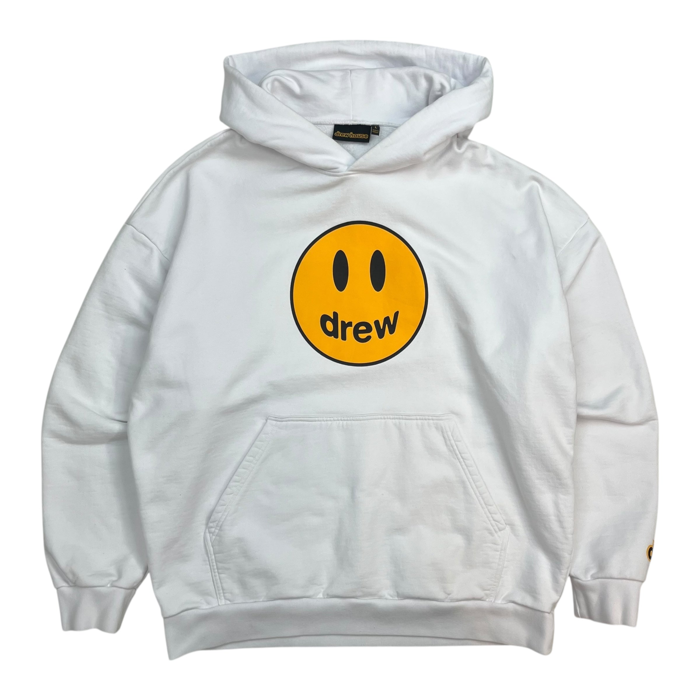 Drew House Mascot Logo Hoodie White
