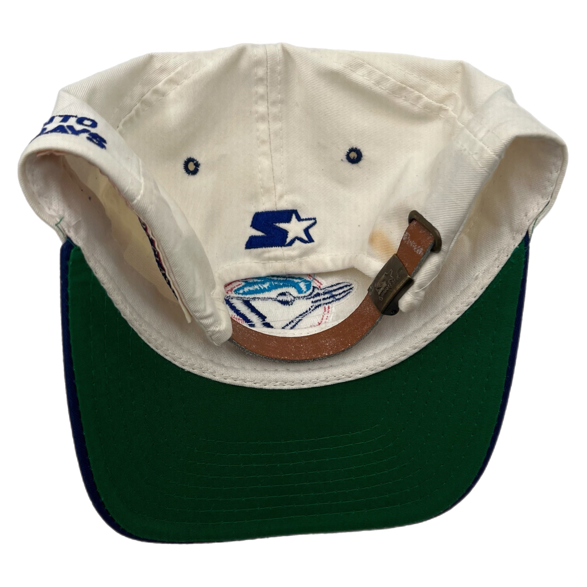 Vintage Toronto Blue Jays Strap Back Starter Hat Blue/White
