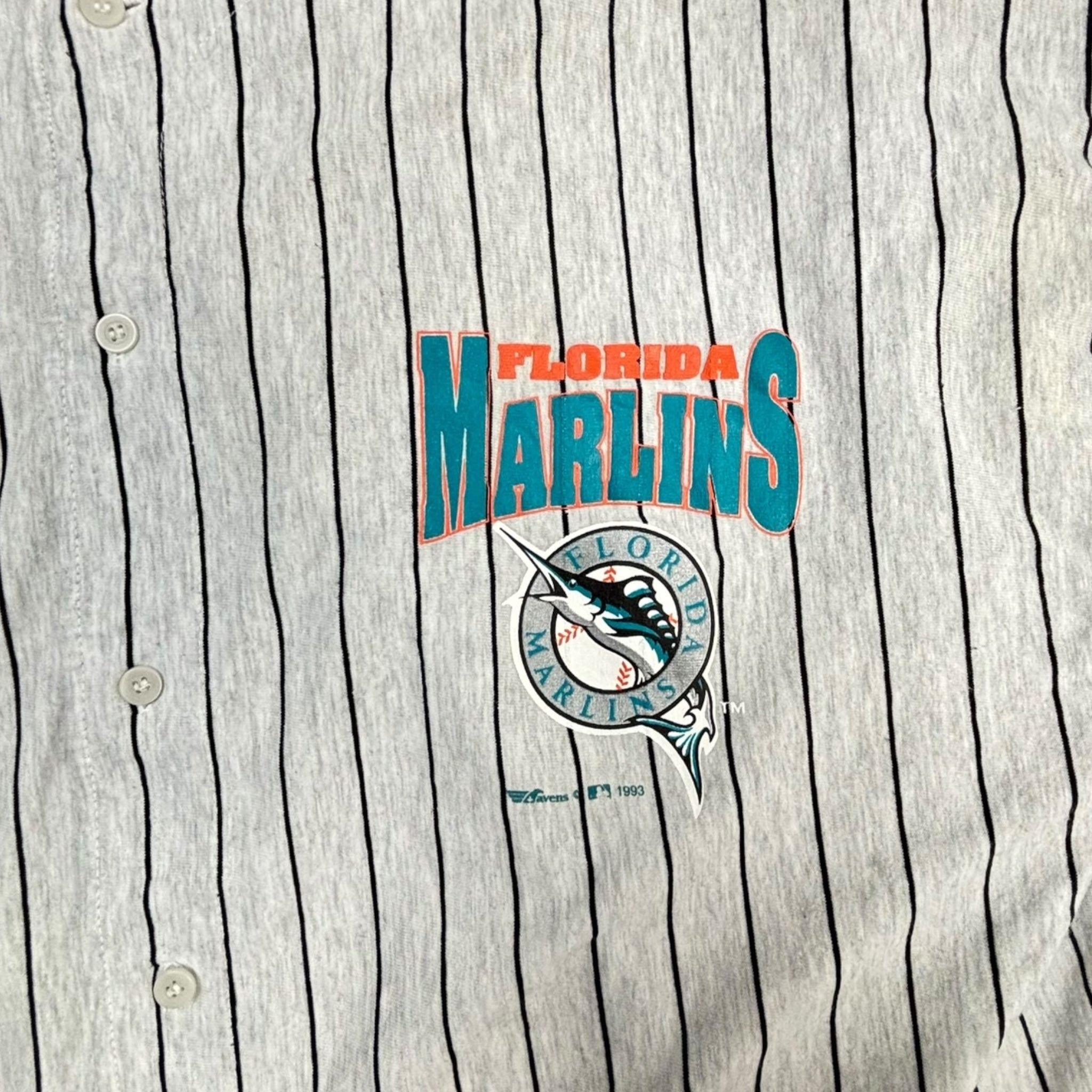 1993 Florida Marlins Baseball Pinstripe Jersey