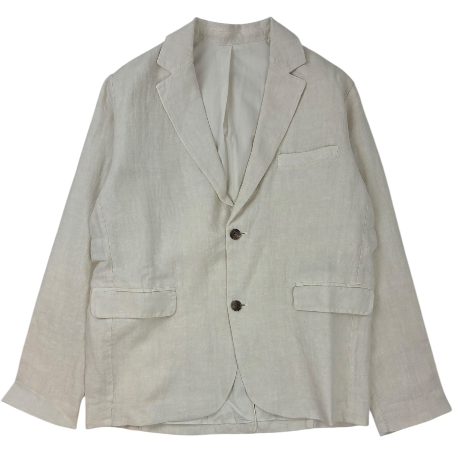 Stussy Textured Linen Suit Bone