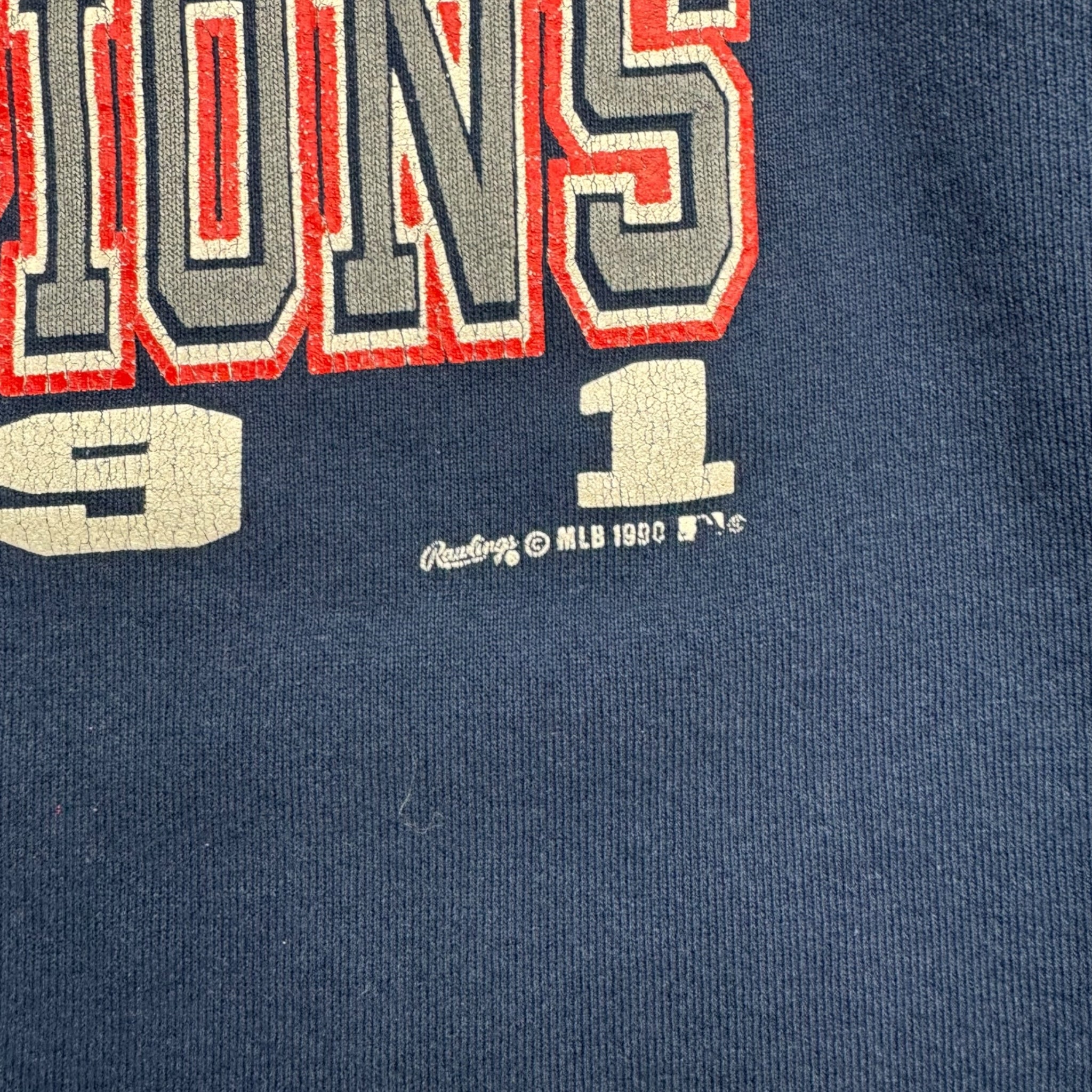 1990 Minnesota Twins Western Division Champions Crewneck